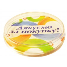 Акриловая подставка монетница 2