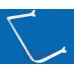 Дуга белая овальная 1000 мм SVB 05